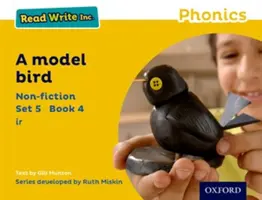 Read Write Inc. Fonics: Żółty zestaw 5 książek niebeletrystycznych 4 A Model Bird - Read Write Inc. Phonics: Yellow Set 5 Non-fiction 4 A Model Bird