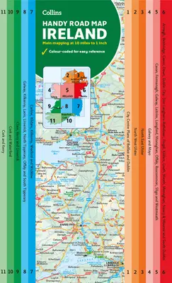 Podręczna mapa Irlandii: Idealna do planowania trasy - Map of Ireland Handy: Ideal for Route Planning