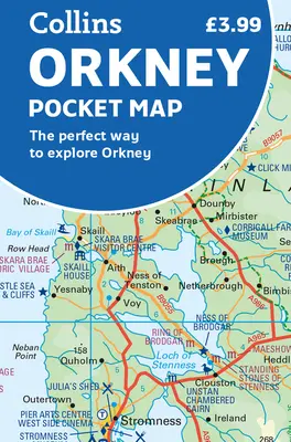 Kieszonkowa mapa Orkadów: Idealny sposób na odkrywanie Orkadów - Orkney Pocket Map: The Perfect Way to Explore Orkney