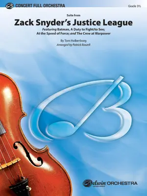Liga Sprawiedliwości Zacka Snydera: Featuring: Batman, a Duty to Fight / To See; At the Speed of Force; And the Crew at Warpower, Conductor Score & Parts - Zack Snyder's Justice League: Featuring: Batman, a Duty to Fight / To See; At the Speed of Force; And the Crew at Warpower, Conductor Score & Parts