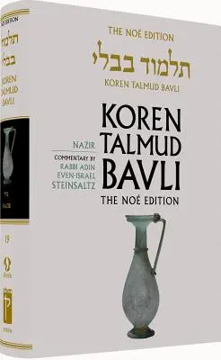 Koren Talmud Bavli No, Vol 19: Nazir: Hebrajski/angielski, duże, kolorowe wydanie - Koren Talmud Bavli No, Vol 19: Nazir: Hebrew/English, Large, Color Edition