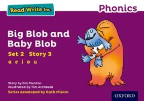 Read Write Inc. Fonika: Fioletowy Zestaw 2 Storybook 3 Big Blob i Baby Blob - Read Write Inc. Phonics: Purple Set 2 Storybook 3 Big Blob and Baby Blob