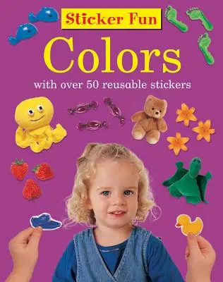 Naklejkowa zabawa - Kolory - Sticker Fun - Colours
