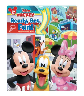 Mickey Ready, Set, Fun!: Książka do podnoszenia i szukania - Mickey Ready, Set, Fun!: A Lift-And-Seek Book