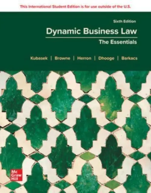 ISE Dynamic Business Law: Podstawy - ISE Dynamic Business Law: The Essentials