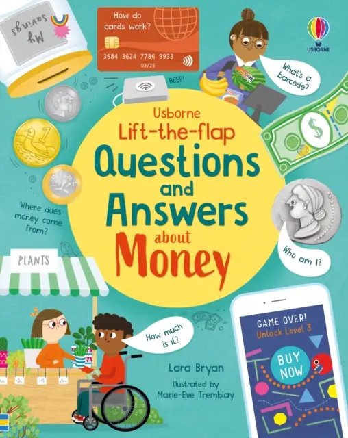 Podnieś klapkę z pytaniami i odpowiedziami na temat pieniędzy - Lift-the-flap Questions and Answers about Money