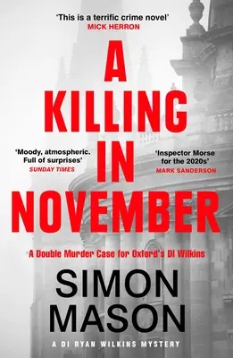 Zabójstwo w listopadzie: Ostra jak brzytwa tajemnica Oxfordu - A Killing in November: A Razor-Sharp Oxford Mystery