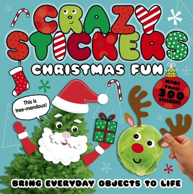 Zwariowane naklejki: Świąteczna zabawa - Crazy Stickers: Christmas Fun