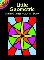 Mała geometryczna kolorowanka z witrażami - Little Geometric Stained Glass Coloring Book