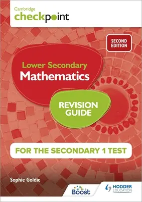 Przewodnik Cambridge Checkpoint Lower Secondary Mathematics Revision Guide for the Secondary 1 Test 2nd Edition - Cambridge Checkpoint Lower Secondary Mathematics Revision Guide for the Secondary 1 Test 2nd Edition