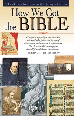 Jak otrzymaliśmy Biblię: Linia czasu kluczowych wydarzeń w historii Biblii - How We Got the Bible Pamphlet: A Time Line of Key Events in the History of the Bible