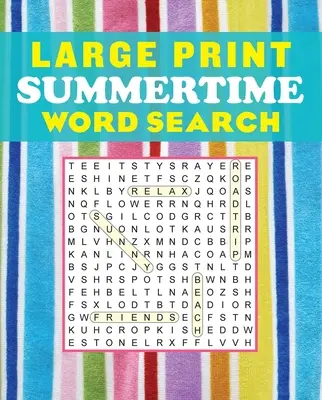 Letnie wyszukiwanie słów w dużym formacie - Large Print Summertime Word Search