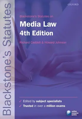 Statuty Blackstone'a dotyczące prawa mediów - Blackstone's Statutes on Media Law