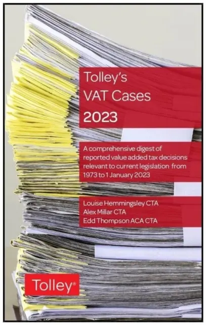 Przypadki VAT Tolleya 2023 - Tolley's VAT Cases 2023