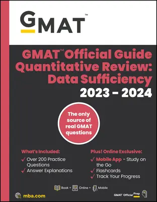 GMAT Official Guide Data Insights Review 2023-2024, Focus Edition: Zawiera książkę + bank pytań online + cyfrowe fiszki + aplikację mobilną - GMAT Official Guide Data Insights Review 2023-2024, Focus Edition: Includes Book + Online Question Bank + Digital Flashcards + Mobile App