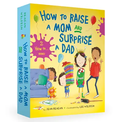 Jak wychować mamę i zaskoczyć tatę Zestaw książek planszowych - How to Raise a Mom and Surprise a Dad Board Book Boxed Set