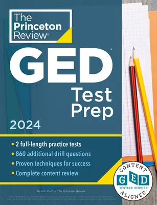 Princeton Review GED Test Prep, 2024: 2 testy praktyczne + przegląd i techniki + funkcje online - Princeton Review GED Test Prep, 2024: 2 Practice Tests + Review & Techniques + Online Features