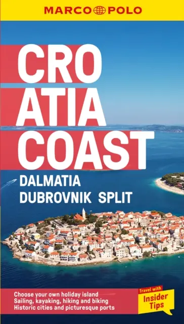 Chorwacja Kieszonkowy przewodnik turystyczny Marco Polo - z wyrywaną mapą - Dalmacja, Dubrownik i Split - Croatia Coast Marco Polo Pocket Travel Guide - with pull out map - Dalmatia, Dubrovnik and Split