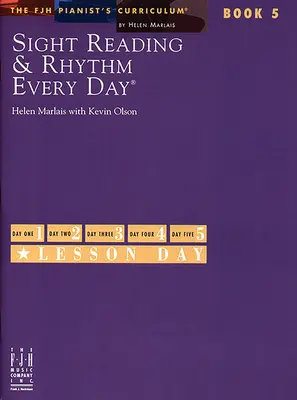 Czytanie nut i rytm każdego dnia, zeszyt 5 - Sight Reading & Rhythm Every Day(r), Book 5