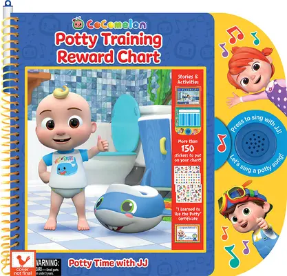 Kokomelonowa karta nagród do nauki korzystania z nocnika - Cocomelon Potty Training Reward Chart