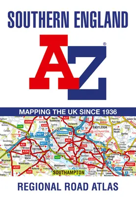 Regionalny atlas drogowy A-Z południowej Anglii - Southern England Regional A-Z Road Atlas