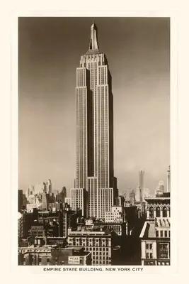Vintage Journal Empire State Building, Nowy Jork - Vintage Journal Empire State Building, New York City