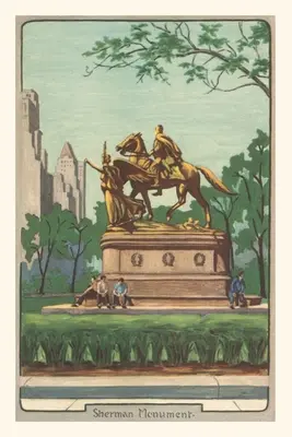 Vintage Journal Pomnik Shermana, Nowy Jork - Vintage Journal Sherman Monument, New York City