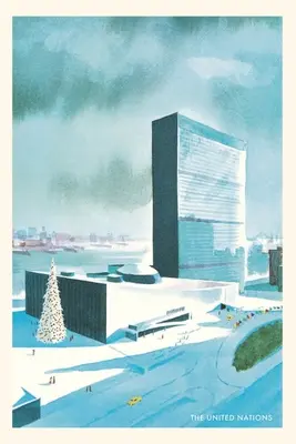 Vintage Journal Rendering budynków ONZ - Vintage Journal Rendering of UN Buildings