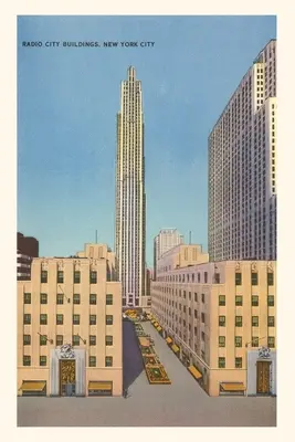 Vintage Journal Radio City Buildings, Nowy Jork - Vintage Journal Radio City Buildings, New York City