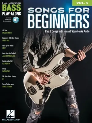 Piosenki dla początkujących: Bass Play-Along Volume 3 - książka ze ścieżkami audio do gry online - Songs for Beginners: Bass Play-Along Volume 3 - Book with Online Play-Along Audio Tracks