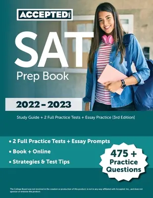 Książka przygotowawcza do egzaminu SAT 2022-2023: Przewodnik do nauki + 2 pełne testy praktyczne + ćwiczenia esejów [3rd Edition] - SAT Prep Book 2022-2023: Study Guide + 2 Full Practice Tests + Essay Practice [3rd Edition]