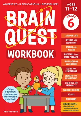 Zeszyt ćwiczeń Brain Quest: Wydanie poprawione dla 6 klasy - Brain Quest Workbook: 6th Grade Revised Edition