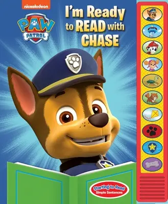 Nickelodeon PAW Patrol: Jestem gotowy do czytania z książeczką dźwiękową Chase - Nickelodeon PAW Patrol: I'm Ready to Read with Chase Sound Book