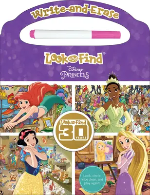 Disney Princess: Pisz i wymazuj Patrz i znajdź - Disney Princess: Write-And-Erase Look and Find