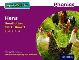 Read Write Inc. Fonika: Fioletowy Zestaw 2 Fikcja 1 Kury - Read Write Inc. Phonics: Purple Set 2 Non-fiction 1 Hens