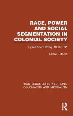 Rasa, władza i segmentacja społeczna w społeczeństwie kolonialnym: Gujana po niewolnictwie, 1838-1891 - Race, Power and Social Segmentation in Colonial Society: Guyana After Slavery, 1838-1891