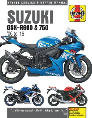 Suzuki GSX-R600 i 750 (06-16) - Suzuki GSX-R600 & 750 (06 - 16)