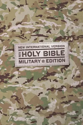 Niv, Pismo Święte, wydanie wojskowe, kompaktowe, miękka okładka, wojskowy kamuflaż, wygodny druk - Niv, Holy Bible, Military Edition, Compact, Paperback, Military Camo, Comfort Print