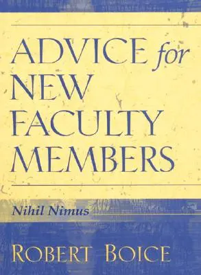 Porady dla nowych członków wydziału - Advice for New Faculty Members