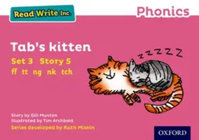 Read Write Inc. Fonics: Zestaw różowy 3 Storybook 5 Tab's Kitten - Read Write Inc. Phonics: Pink Set 3 Storybook 5 Tab's Kitten