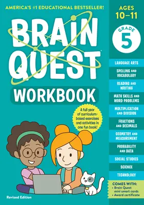 Zeszyt ćwiczeń Brain Quest: Wydanie poprawione dla 5 klasy - Brain Quest Workbook: 5th Grade Revised Edition