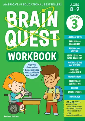 Zeszyt ćwiczeń Brain Quest: Wydanie poprawione dla 3 klasy - Brain Quest Workbook: 3rd Grade Revised Edition