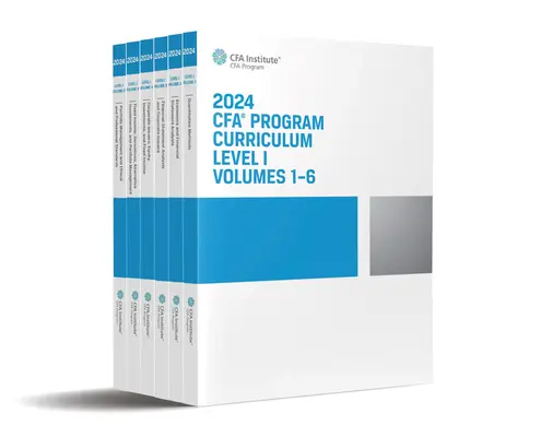 2024 Cfa Program Curriculum Poziom I Zestaw pudełkowy - 2024 Cfa Program Curriculum Level I Box Set