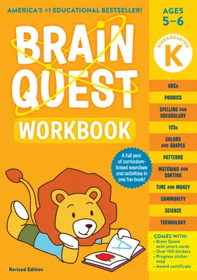 Zeszyt ćwiczeń Brain Quest: Wydanie poprawione dla przedszkola - Brain Quest Workbook: Kindergarten Revised Edition
