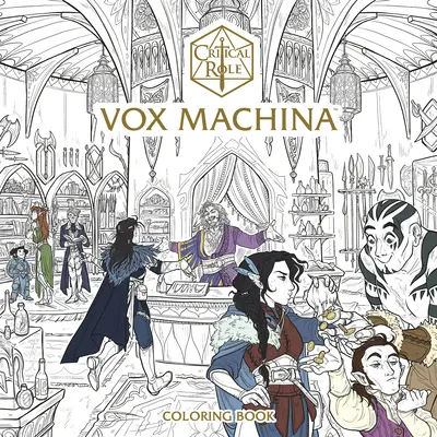 Rola krytyczna: Kolorowanka Vox Machina - Critical Role: Vox Machina Coloring Book