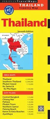 Mapa turystyczna Tajlandia - Thailand Travel Map