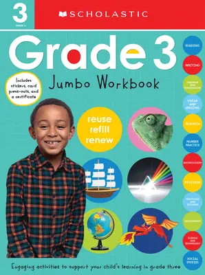 Zeszyt ćwiczeń dla trzeciej klasy: Scholastic Early Learners (Jumbo Workbook) - Third Grade Jumbo Workbook: Scholastic Early Learners (Jumbo Workbook)