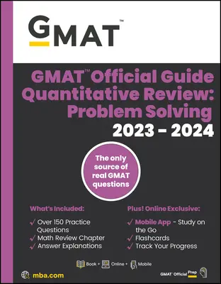 GMAT Official Guide Quantitative Review 2023-2024, Focus Edition: Obejmuje książkę + bank pytań online + cyfrowe fiszki + aplikację mobilną - GMAT Official Guide Quantitative Review 2023-2024, Focus Edition: Includes Book + Online Question Bank + Digital Flashcards + Mobile App