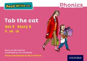 Read Write Inc. Fonika: Różowy zestaw 3 Storybook 2 Tab the Cat - Read Write Inc. Phonics: Pink Set 3 Storybook 2 Tab the Cat