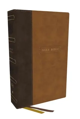 KJV Holy Bible, Central-Column Reference Bible, Leathersoft, Brown, 73,000+ Cross References, Red Letter, Comfort Print: Wersja Króla Jakuba - KJV Holy Bible, Center-Column Reference Bible, Leathersoft, Brown, 73,000+ Cross References, Red Letter, Comfort Print: King James Version